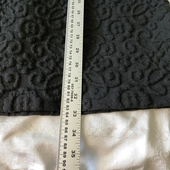 Zara Black Textured Dress - Picture 10 of 11